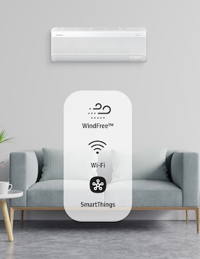 Aire acondicionado mini split inverter Samsung Windfree Frío AR60F12D1FW/AX 220 V