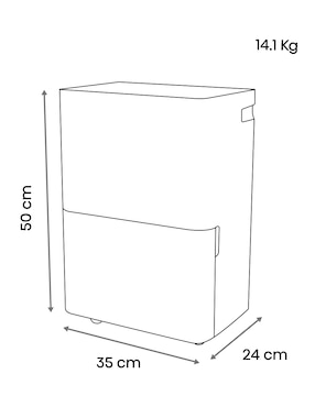 Deshumidificador eléctrico Hisense de 115 V