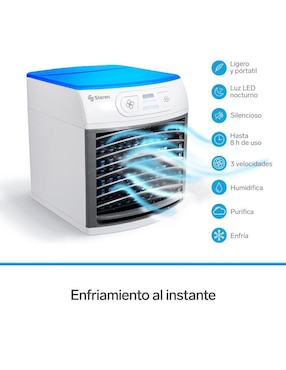 Enfriador evaporativo Steren Mini frío 6 L AIR-401 5 V