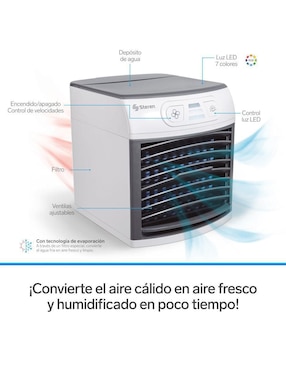 Enfriador evaporativo Steren Mini frío 6 L AIR-401 5 V