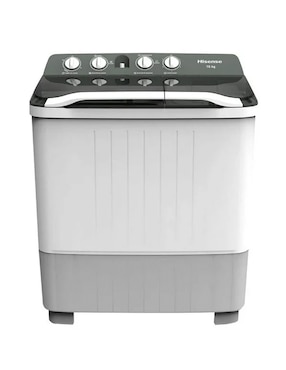 Lavadora doble tina Hisense 16 kg semiautomática carga superior wsa1603p