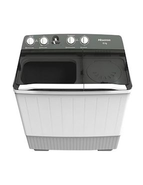 Lavadora doble tina Hisense 18 kg manual carga superior wsa1803p