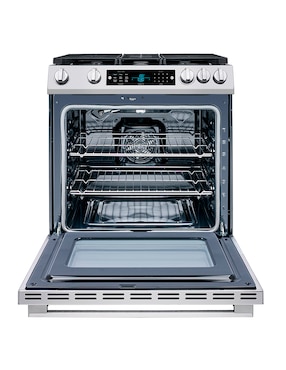 Estufa de piso a gas natural/lp Hisense 76.2 cm HFG3602CPS de 6 quemadores