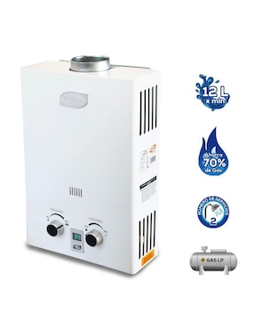 Calentador instantáneo Evans CISS12L 12 L gas lp