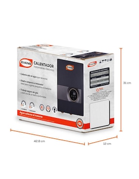 Calentador instantáneo Evans CISSE8KW 4 L eléctrico