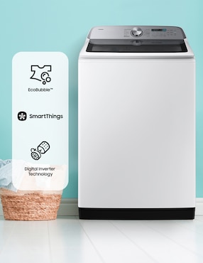 Lavadora Samsung 25 kg automática carga superior
WA25DG5505AWAX