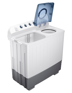 Lavadora doble tina Samsung 21 kg semiautomática carga superior wt21f6300lg/ax