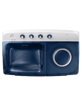 Lavadora doble tina Samsung 21 kg semiautomática carga superior wt21f6300lg/ax