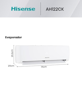 Aire acondicionado mini split Hisense frío y calor 12000 BTU HS.AA.12.220FC.AH122CK 220 V