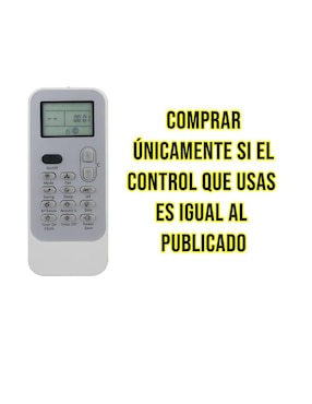 Control remoto para aire acondicionado Control Expert CE-HW4
