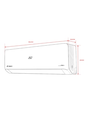 Aire acondicionado mini split inverter Frikko PRO+ frío y calor 122HPRO+ 230 V