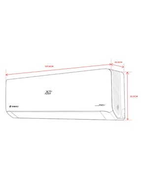 Aire acondicionado mini split inverter Frikko PRO+ frío 242CPRO+ 230 V
