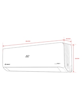 Aire acondicionado mini split inverter Frikko PRO+ frío 12000 BTU 121CPRO+ 115 V