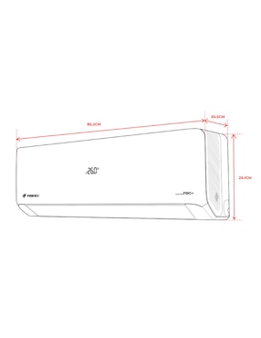 Aire acondicionado mini split inverter Frikko PRO+ frío 122CPRO+ 230 V