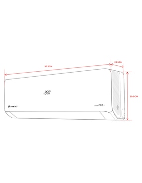Aire acondicionado mini split inverter Frikko PRO+ frío 18000 BTU 182CPRO+ 230 V