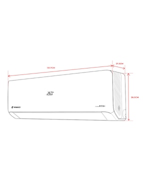 Aire acondicionado mini split inverter Frikko FIT18+ frío 362CFIT18+ 230 V