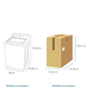 Lavadora Mabe 20 kg automática carga superior lma70214cbab0