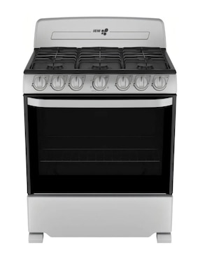 Estufa de piso a gas lp Iem 76 cm ei3520baps1 de 6 quemadores
