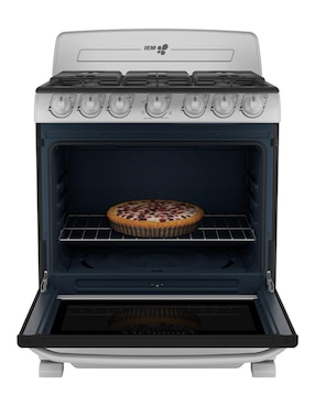 Estufa de piso a gas lp Iem 76 cm ei3520baps1 de 6 quemadores