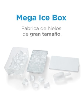 Refrigerador top mount Midea 12 pies cúbicos inverter y no frost y fábrica de hielo MDRT489MTM50D
