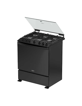 Estufa de piso a gas lp Whirlpool 76.2 cm WFR7000B de 6 quemadores