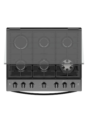 Estufa de piso a gas lp Whirlpool 76.2 cm WFR7000B de 6 quemadores