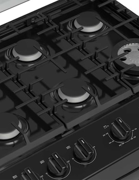 Estufa de piso a gas lp Whirlpool 76.2 cm WFR7000B de 6 quemadores