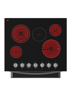 Estufa de piso eléctrica Whirlpool 75.9 cm WFRE2420D de 5 quemadores