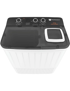 Lavadora doble tina White Westinghouse 13 kg semiautomática carga superior wwxctt23905qbk