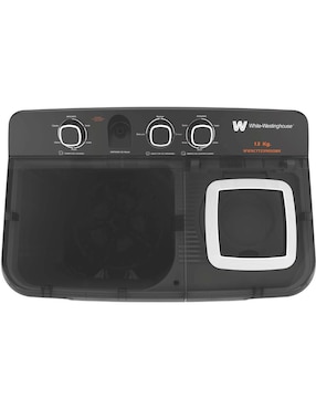 Lavadora doble tina White Westinghouse 13 kg semiautomática carga superior wwxctt23905qbk