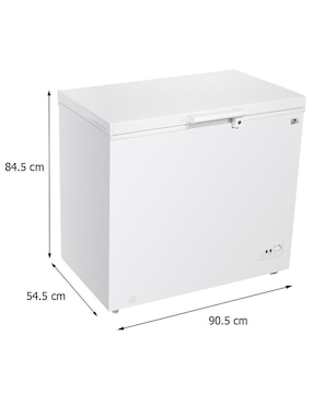 Congelador White Westinghouse WWCCF071200LHWSD horizontal 7 pies cúbicos