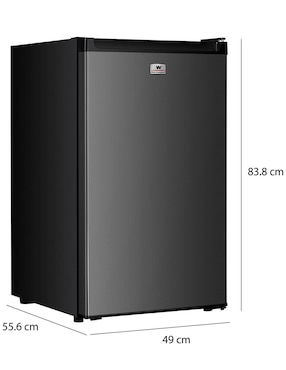 Frigobar White Westinghouse WWCR44124LHS 4.4 pies cúbicos
