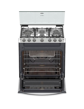Estufa de piso a gas lp Whirlpool 76 cm WFR7050S de 6 quemadores