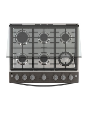 Estufa de piso a gas lp Whirlpool 76 cm WFR7250S de 6 quemadores