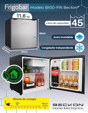 Frigobar Beckon Premium Efficiency 3.5 pies cúbicos