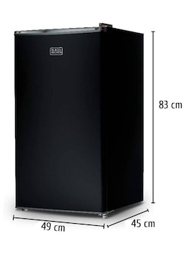 Refrigerador unipuerta Black + Decker 3.3 pies BCRK32B
