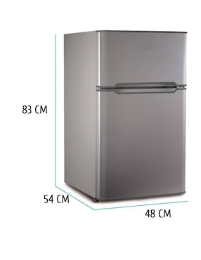 Refrigerador dúplex Black + Decker 3.3 pies BCRDK32V