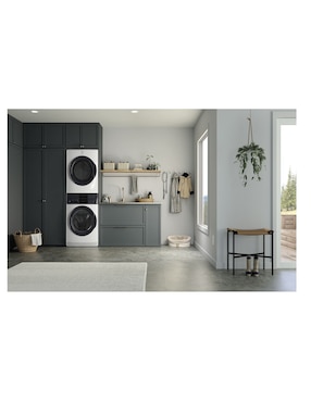 Combo lavadora + secadora Electrolux gas LP 21 kg ELTE7300AW