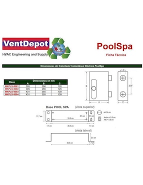Calentador de paso Ventdepot MXPLS-001 11 L electrónico