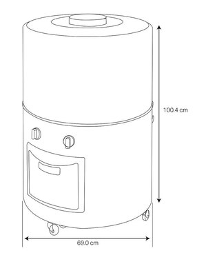 Lavadora Acros 22 kg manual carga superior alfc-2253er