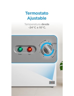 Congelador Midea MDRC564FZM01 deshielo manual con drenaje 15 pies cúbicos