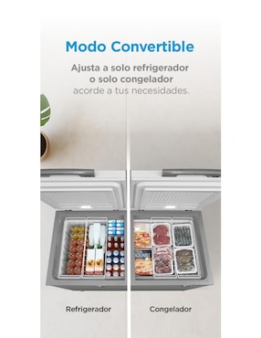 Congelador Midea MDRC564FZM01 deshielo manual con drenaje 15 pies cúbicos