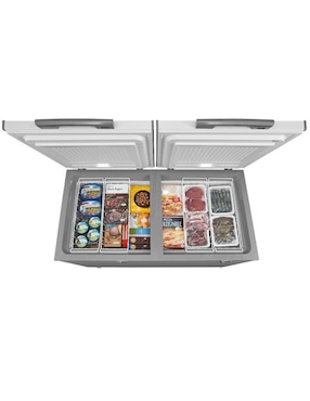 Congelador Midea MDRC564FZM01 deshielo manual con drenaje 15 pies cúbicos