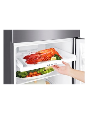 Refrigerador top mount Lg 11 pies cúbicos no frost inverter no gt35bp