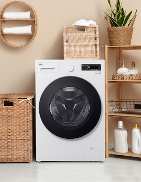 Lavadora Lg 16 kg automática carga frontal wm16ewnts6p