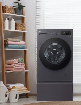 Lavadora Lg 20 kg automática carga frontal wm20egnts6.wdp5eg