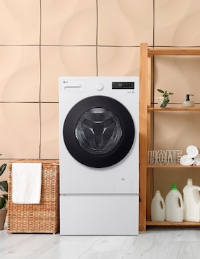 Lavadora Lg 20 kg automática carga frontal wm20ewnts6p.wdp5ew