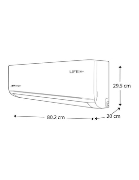 Aire acondicionado mini split Mirage frío 12000 btu setclf120t