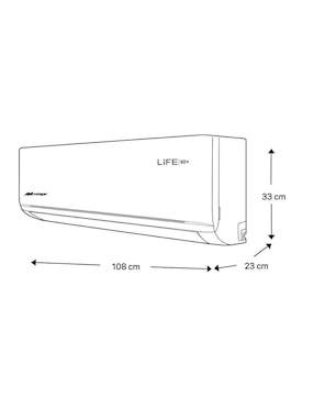 Aire acondicionado mini split Mirage frío 24000 btu setclf261h