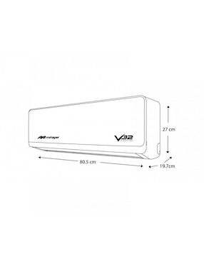 Aire acondicionado mini split inverter Mirage frío 12000 BTU setcvf120e